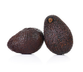Avocado isolated on white background.