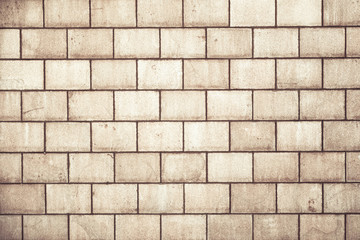 High resolution brown cream brick wall texture