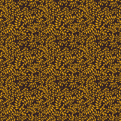 Leaves seamless pattern. Vector background.
