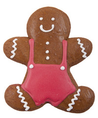 Gingerbread cookie in the form of a man