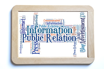 Public Relation word cloud