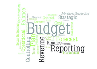 Budget word cloud