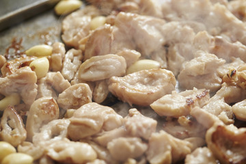 Grilling offal