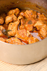 Chicken fillet. Delicious dish with spices.