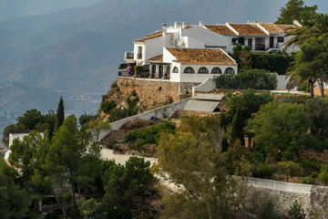 Fototapeta premium Mediterranean villa on top of a cliff
