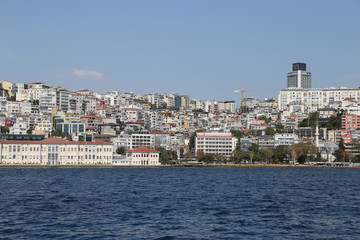 Fototapeta na wymiar Karakoy district in Istanbul city