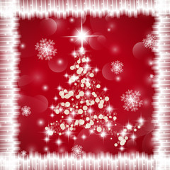 Christmas tree illustration.