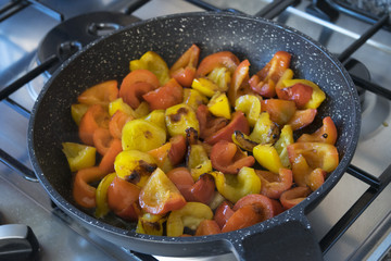 fried bell peppers
