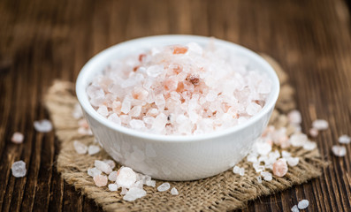 Salt (pink) (selective focus, close-up shot)