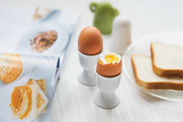boiled eggs for breakfast
