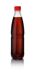 Plastic bottle of  cola