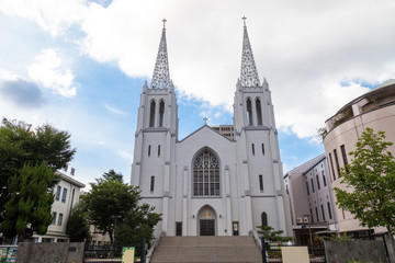 Obraz premium Nunoike Catholic Church, Cathedral of St. Peter and St. Paul in