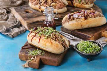 Pulled pork sandwiches