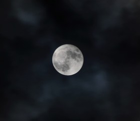 Fototapeta na wymiar Big Moon 2 2016