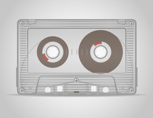 audio cassette vector illustration