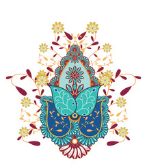 paisley vector illustration element