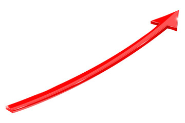 Red arrow. Up web icon