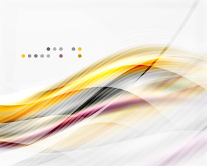 Vector shiny wave abstract background