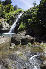 unterste Stufe der Concord Wasserfälle