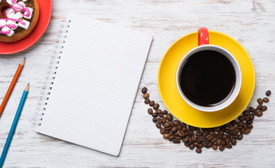 Coffee break with snack