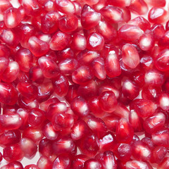 Background of pomegranate seeds