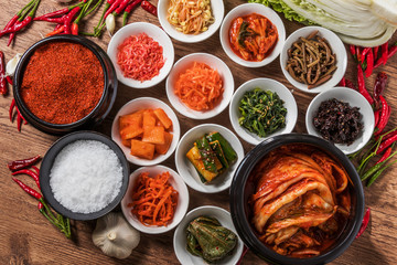 キムチと韓国食材　Delicious general kimchi - obrazy, fototapety, plakaty