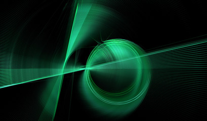 abstract fractal shape