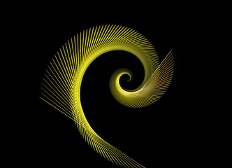 abstract fractal shape