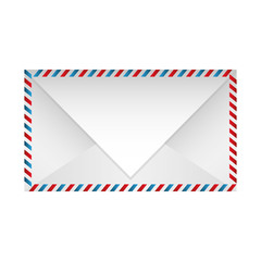 color striped paper envelopes closed vector illustration