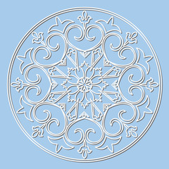 Vector decorative element mandala.
