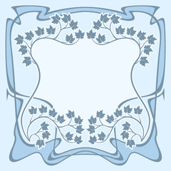 Vector art deco frame.