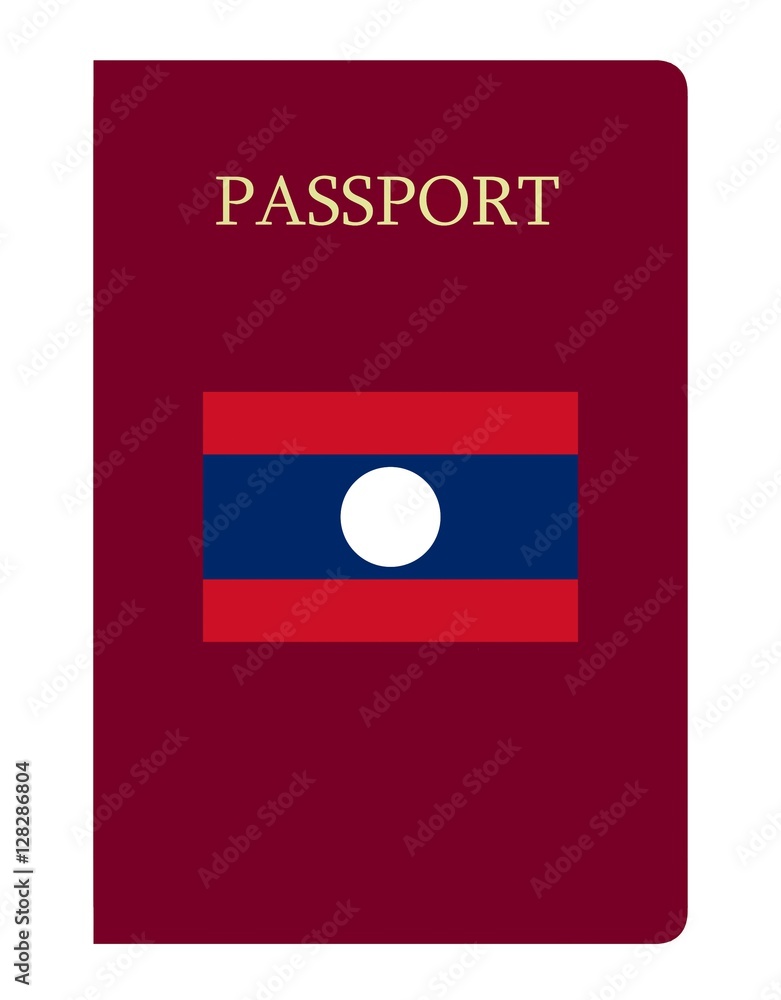 Sticker Passeport du Laos