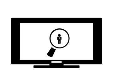 Recherche d'emploi dans un écran de télévision