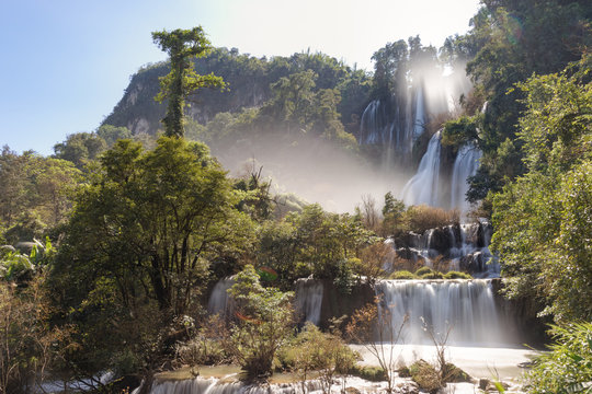 Thi Lor Su Waterfall in Tak, Thailand
