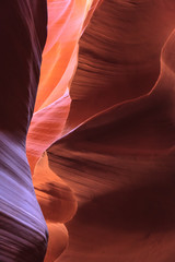 Obraz premium Color and textures. Antelope Canyon. Page. Arizona