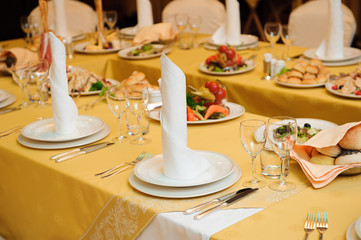 wedding banquet in a restaurant