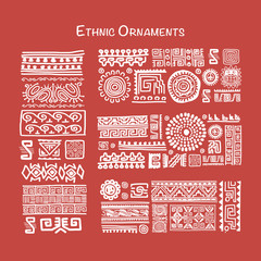 Ethnic handmade ornament for your design