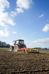 Fototapeta premium Agriculture - tillage, vertical format