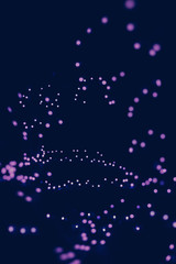 Fondo abstracto artístico de desenfoque de luces 