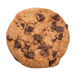 Naklejka premium Chocolate chip cookie