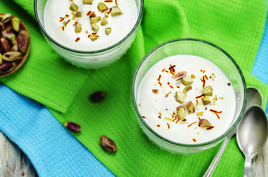 Indian sweet yogurt pudding