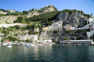 Fototapeta na wymiar the Amalfi coast