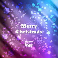 Abstract background snowflakes Merry Christmas
