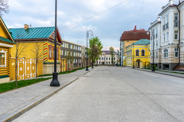 Fototapeta premium Old-Tatar Sloboda in Kazan, Russia.