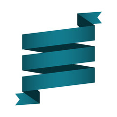 ribbon banner blue ocean design icon vector illustration eps 10