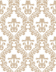 Vintage baroque ornament. Retro pattern antique style. Luxury old fashioned damask. Royal Victorian texture for wallpapers, textile, wrapping. Exquisite floral decor