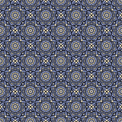 Colorful mosaic seamless pattern background. Vector illustration for you design