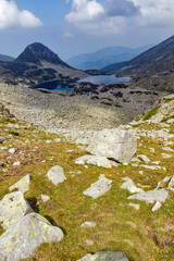 Amazing Landscape of Gergiytsa peak and Gergiyski lakes,  Pirin Mountain, Bulgaria