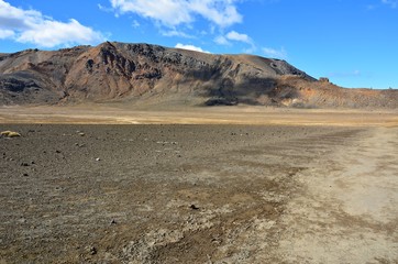 The South Crater in Tongariro National Park, New Zealand.