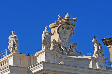 Obraz premium Roma, Città del Vaticano - il colonnato del Bernini